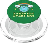 Día de la Tierra Todos los Días Rainbow Globe Save The Planet Hombres Mujeres PopSockets PopGrip para MagSafe