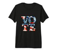 Día de Las Elecciones EE.UU. Votante Acuarela Votar Democracia América Camiseta Premium
