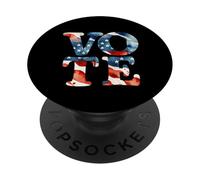 Día de Las Elecciones EE.UU. Votante Acuarela Votar Democracia América PopSockets PopGrip Adhesivo