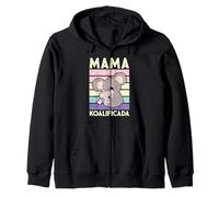 Día de las Madres Mamá Koalificada Lindo Koala Madre Sudadera con Capucha