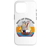 Día de Leif Erikson, navegante y Explorador de la Herencia nórdica Americana Carcasa para iPhone 16 Pro