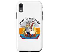 Día de Leif Erikson, navegante y Explorador de la Herencia nórdica Americana Carcasa para iPhone XR