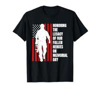 Día de los Caídos en honor al legado de nuestros héroes caídos Camiseta
