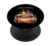 Día de los Caídos honrando a Todos los Que sirvieron a PopSockets PopGrip Adhesivo