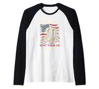 Día de los Caídos: No me agradezcas, agradece el Día de los Veteranos de mi hermano Camiseta Manga Raglan
