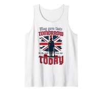 Día de los Caídos: Recuerden a los Veteranos, Soldados del Reino Unido, Militares Camiseta sin Mangas