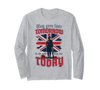 Día de los Caídos: Recuerden a los Veteranos, Soldados del Reino Unido, Militares Manga Larga