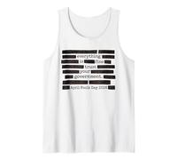 Día de los Inocentes Todo Está Bien Confía en Tu Gobierno Camiseta sin Mangas