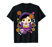 Dia De Los Muertos Day of The Dead Sugar Skull Halloween Camiseta
