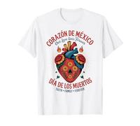Día de los Muertos del Corazón Mexicano - El Amor Sigue Vivo Camiseta