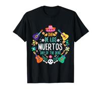 Día de los Muertos Día de Las Almas Muertas Fiesta Amor México Camiseta