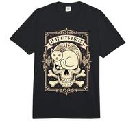 Dia de los Muertos es Divertido si se Ajusta a I Sits Cat Sugar Skull Comfort Colors Adult Heavyweight T-Shirt