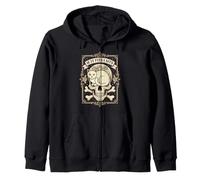 Dia de los Muertos es Divertido si se Ajusta a I Sits Cat Sugar Skull Sudadera con Capucha