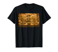 Dia De Los Muertos Esqueleto Mariachi Pareja Festival Arte Camiseta gráfica económica, Hombre, Negro, L