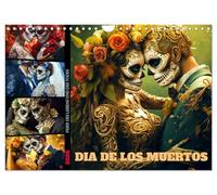 Dia de los Muertos - Feier des Lebens und des Todes (Wandkalender 2026 DIN A4 quer), CALVENDO Monatskalender: Ein Festival der Farben: Jeder Monat ist ... des "Dia de los Muertos" inspiriert sind.