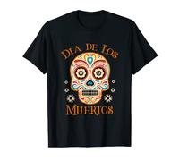Dia De Los Muertos Flower Sugar Skull Day of the Dead Shirt Camiseta