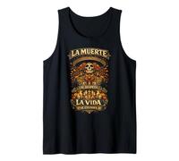 Dia De Los Muertos La Muerte Se Respeta La Vida Se Celebra Camiseta sin Mangas
