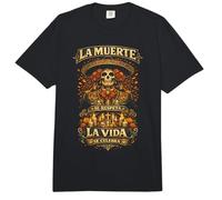 Dia De Los Muertos La Muerte Se Respeta La Vida Se Celebra Comfort Colors Adult Heavyweight T-Shirt