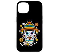Dia De Los Muertos Skeleton Dancing with Guitar Hat Kids Boy Carcasa para iPhone 13