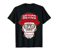 Dia de Los Muertos Sugar Skull Floral Day of The Dead Mexico Camiseta