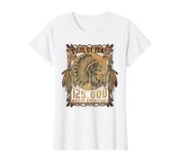 Día de los Nativos Americanos, «El Sendero de Las Lágrimas» Camiseta gráfica económica, Mujer, Blanco, M