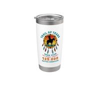 Día de los Nativos Americanos, «El Sendero de las Lágrimas» Vaso térmico de acero inoxidable de doble pared