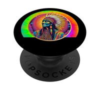 Día de los Pueblos Indígenas, Nadie es Ilegal en Tierras robadas PopSockets PopGrip Adhesivo