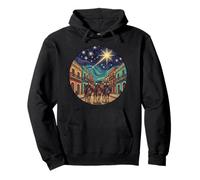 Día de los Tres Reyes San Juan Street Starry Night Style Sudadera con Capucha
