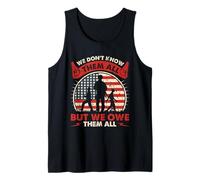 Día de los Veteranos - No los conocemos todos, pero les debemos todos Camiseta sin Mangas