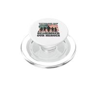 Día de los Veteranos Recuerda a Nuestros héroes Soldados de Bandera de EE. UU PopSockets PopGrip para MagSafe