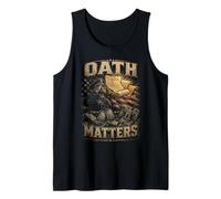 Día de los Veteranos Veterano demócrata Oath Matters Camiseta sin Mangas