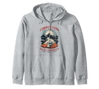 Día de Muertos Viaje Eterno Calavera Sudadera con Capucha