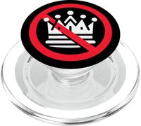 Día de No Reyes Abolir La Monarquía Minimalista PopSockets PopGrip para MagSafe