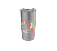 Día de pruebas en mi era de pruebas Día de prueba de enseñanza para maestros Vaso térmico de acero inoxidable de doble pared