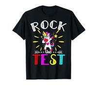 Día de Pruebas Maestro Rock The Test Enseñar a Estudiantes Maestros Camiseta