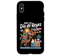 Día de Reyes Tres Mujeres Puertorriqueñas Idea Rana Coqui Boricua Carcasa para iPhone X/XS