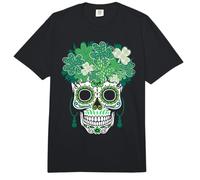 Día de San Patricio Día De Los Muertos Irlandesa Azúcar Irlanda Comfort Colors Adult Heavyweight T-Shirt