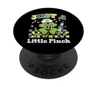 Día de San Patricio Enfermera Just Little Pinch Saint Pattys Mujeres PopSockets PopGrip Adhesivo