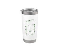 Día de San Patricio Feliz Amigos Mejores Irland Vaso térmico de acero inoxidable de doble pared