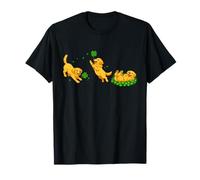 Día de San Patricio Golden Retriever Jugando al Amante de los Perros irlandeses Camiseta