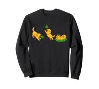 Día de San Patricio Golden Retriever Jugando al Amante de los Perros irlandeses Sudadera