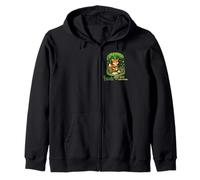 Día de San Patricio Irish Cozy Days - Lindo músico Fox Art Sudadera con Capucha