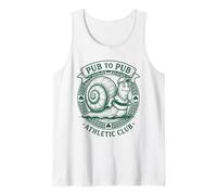 Día de San Patricio Irish Snail Pub To Pub Slow & Steady Camiseta sin Mangas