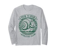 Día de San Patricio Irish Snail Pub To Pub Slow & Steady Manga Larga