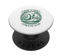 Día de San Patricio Irish Snail Pub To Pub Slow & Steady PopSockets PopGrip Adhesivo