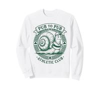 Día de San Patricio Irish Snail Pub To Pub Slow & Steady Sudadera