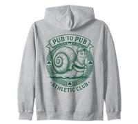 Día de San Patricio Irish Snail Pub To Pub Slow & Steady Sudadera con Capucha