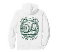 Día de San Patricio Irish Snail Pub To Pub Slow & Steady Sudadera con Capucha