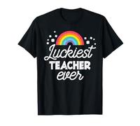 Día de San Patricio Maestro más Afortunado de Todos los Tiempos Saint Pattys Mujeres Hombres Camiseta