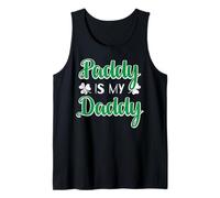 Día de San Patricio Paddy Is My Daddy Saint Pattys Hombres Mujeres Camiseta sin Mangas